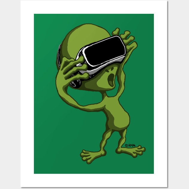 VR Alien Wall Art by NewSignCreation